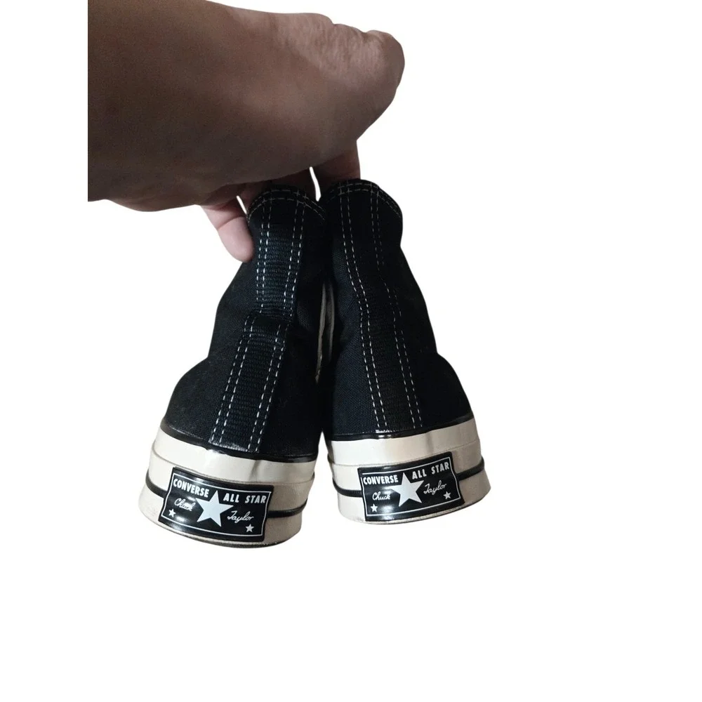 Converse All Star Chuck Taylor Black White Mens 10/Womens 8 High Top Sneakers